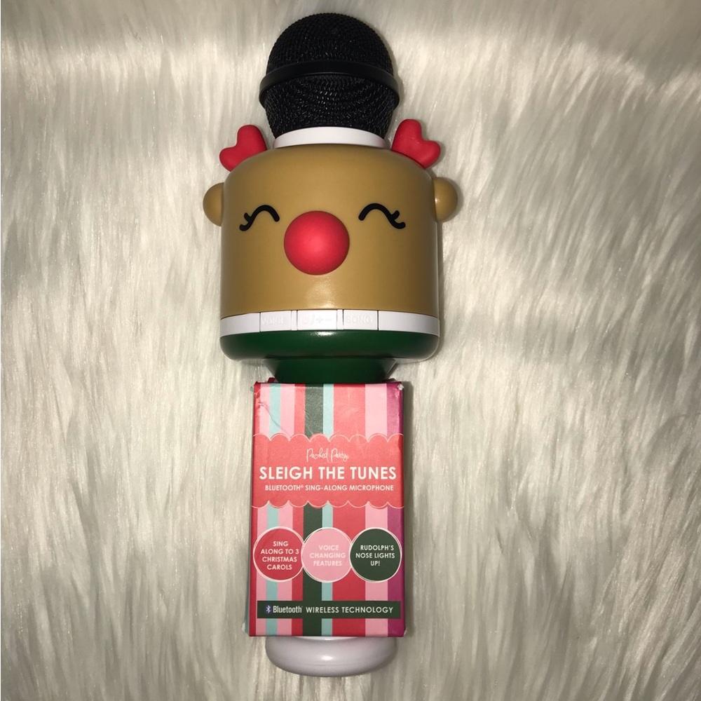 New Packed Party Sleigh The Tubes Reindeer Bluetooth Microphone